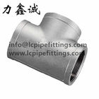 Stainless steel Tee(TB) three way connect SS304 SS316 150lb npt/bsp/bspt thread 1/2 inch Investment Casting