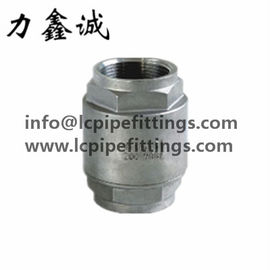 Stainless Steel 2pc spring vertical check valve-Type A 200PSI/PN16 3/8&quot;-4&quot; spring check spring vertical check valve