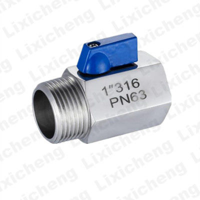 Stainless steel Mini valve female and male 1000WOG/PSI PN63 Threaded NPT/BSP/BSPT SS304/SS316 1/2" 3/4" 1" 11/4" 1 inch