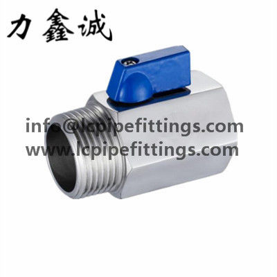 Stainless steel Mini valve female and male 1000WOG/PSI PN63 Threaded NPT/BSP/BSPT SS304/SS316 1/2&quot; 3/4&quot; 1&quot; 11/4&quot; 1 inch
