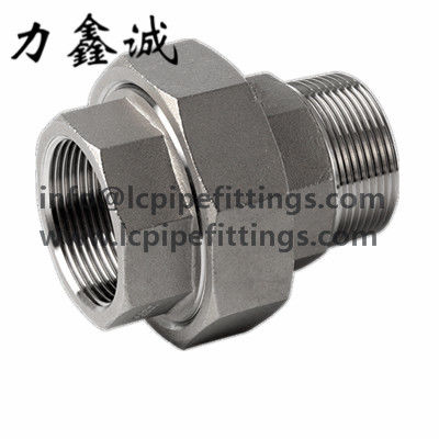 Stainless Steel Flat Union MF 150lb with PTFE  DIN standard bsp 1/4" size material 1.4308/1.4408 from China to Germany