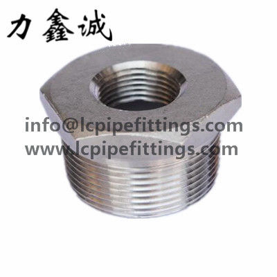 Stainless Steel Hex Bushing(HB) male and female connect, reduce fittings, 150lbs 11/2" bsp thread manufacture from China