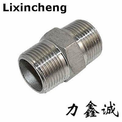 LXC Stainless steel Hex nipples/casting nipples/thread nipples/ stainless steel pipe fittings